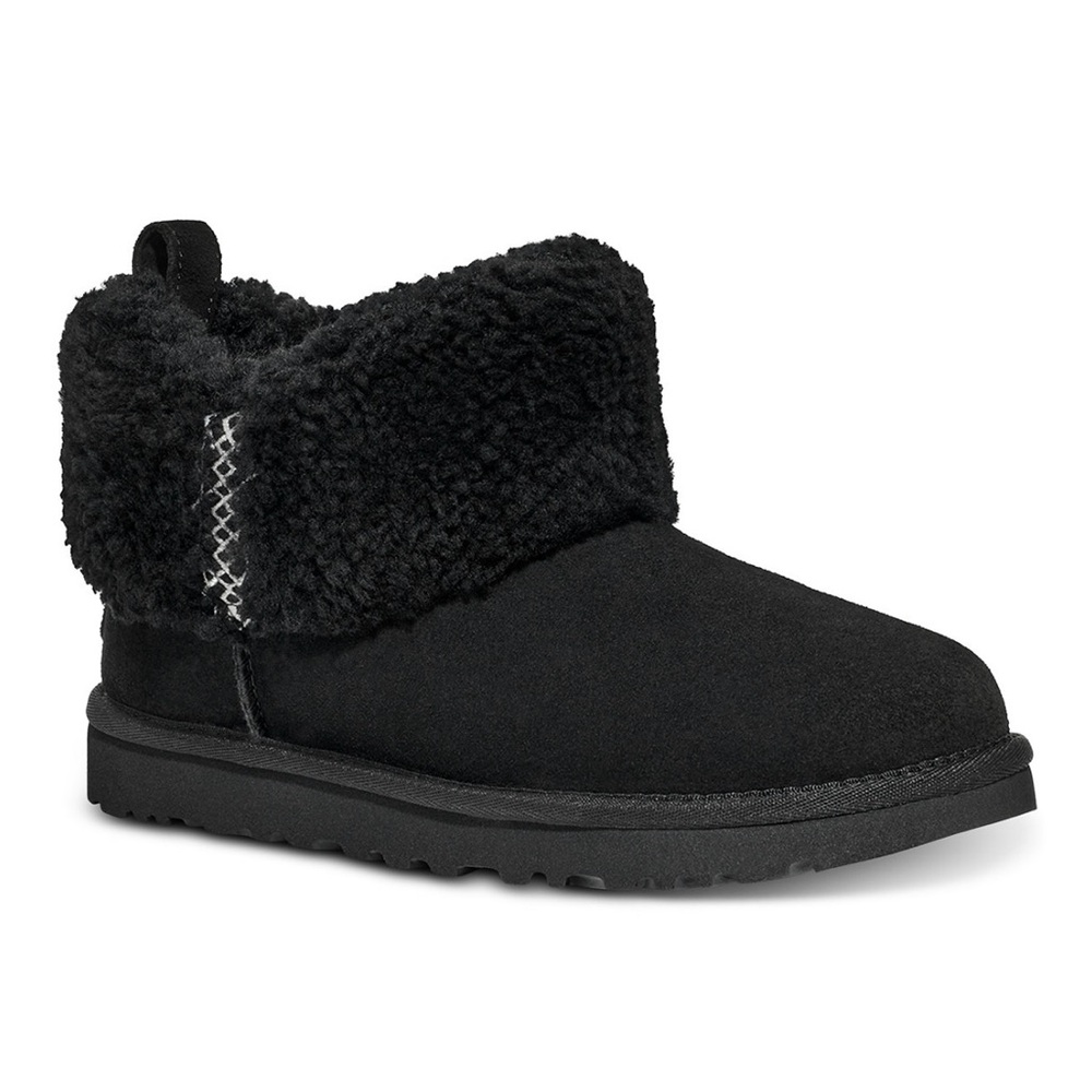 Ugg Classic Ultra Mini Braid Slip-On Booties - Picture 2 of 6